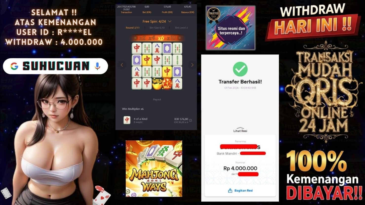 SUHUCUAN JACKPOT SLOT MAHJONG WAYS